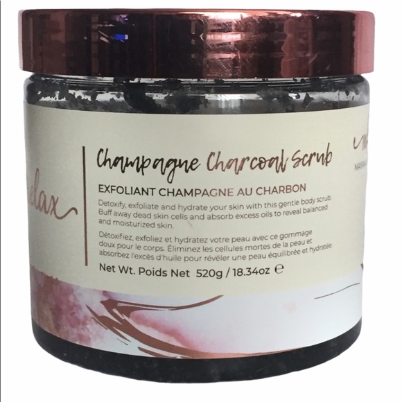 Manna Kadar Exfoliating Charcoal Scrub RELAX Champagne - Picture 2 of 5